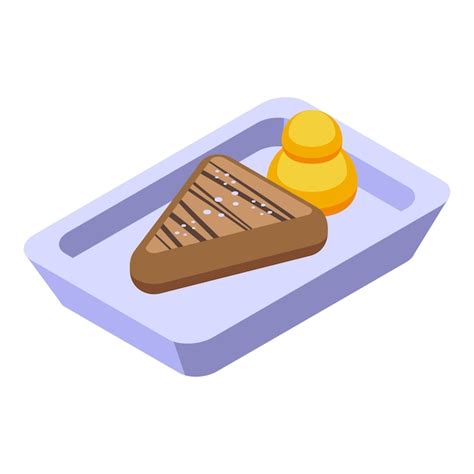 Premium Vector Sweet Cake Icon Isometric Vector Food Cuisine Dinner