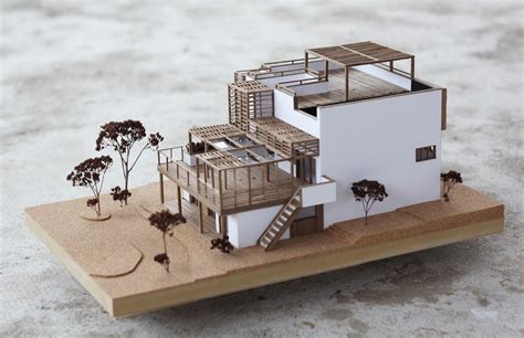 Wooden architecture model :: Behance