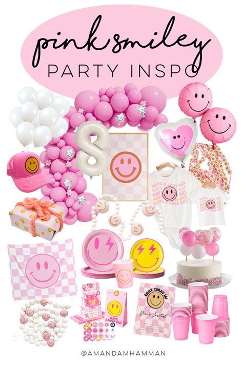 Pink Smiley Face Party Inspiration