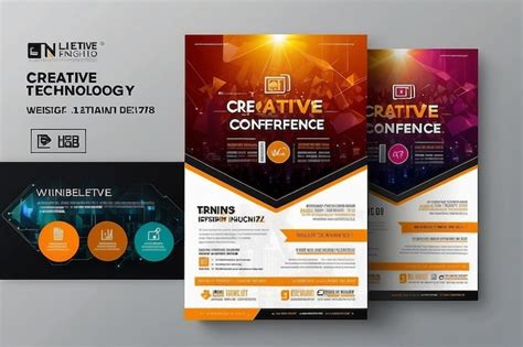 Creative Technology Conference Webinar Flyer Template And Business