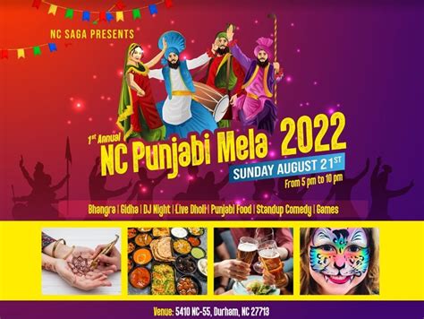 Nc Punjabi Mela 2022 5410 Nc 55 Durham Nc 27713 9434 United States