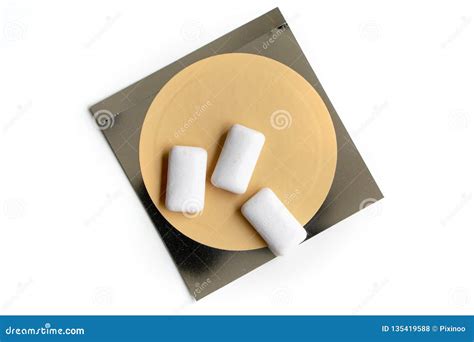 Nicotine Patch and Chewin Gum Used for Smoking Cessation Stock Photo ...