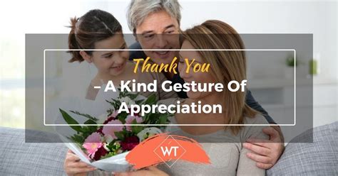 Thank You – A Kind Gesture of Appreciation