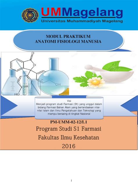 Pdf Modul Praktikum Anatomi Fisiologi Manusia Buku Petunjuk