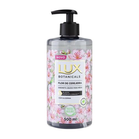 Sabonete Líquido Para As Mãos Lux Botanicals Flor De Cerejeira 500ml Dor Mais Saúde