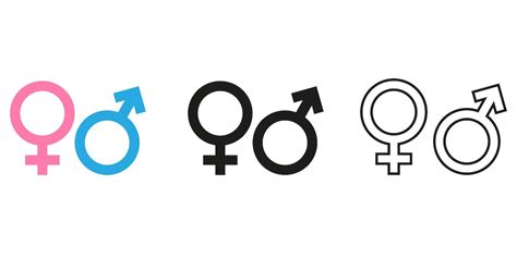 Premium Vector Gender Icon Vector Design Male Female Sign Of Gender