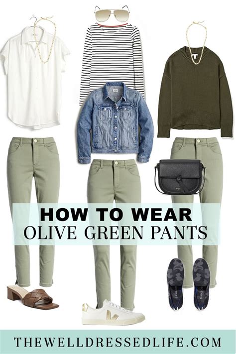 3 Chic And Easy Olive Green Pants Outfits Olive Green Pants Outfit Green Pants Outfit Green