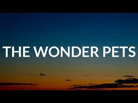 The Wonder Pets Theme Song (Lyrics) its a baby penguin caught on an iceberg [TikTok Song ...