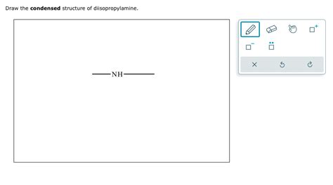 Solved Draw the condensed structure of diisopropylamine. | Chegg.com