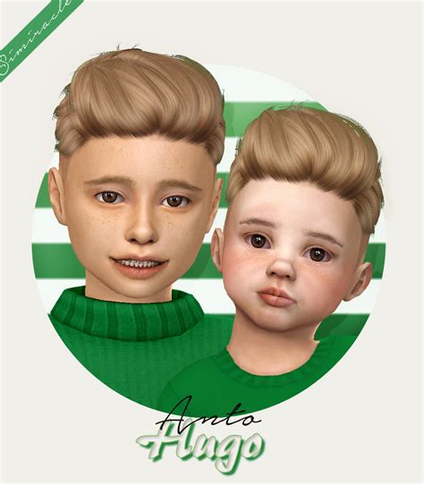 Anto Hugo ♥ adult version [Kids] & [Toddlers] | Sims, Capelli bambino ...