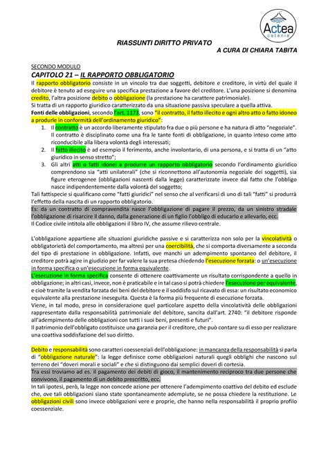 2 3 Modulo Diritto Riassunti Seconda E Terza Parte RIASSUNTI