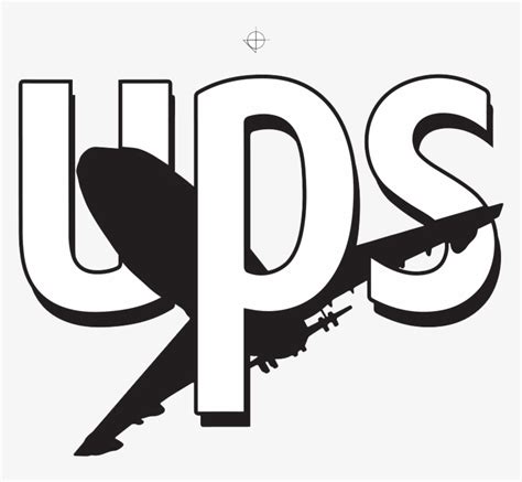 Ups Logo Black And White PNG Image | Transparent PNG Free Download on ...