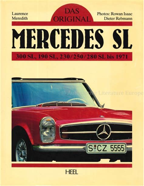 Das Original Mercedes Sl 300 Sl 190 Sl 230 250 280 Sl Bis 1971