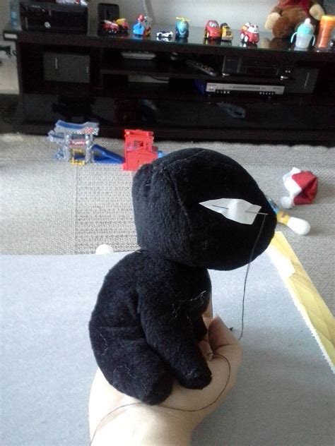 Sitting Negative Nicron Plush Wip By Tabby Fox On Deviantart