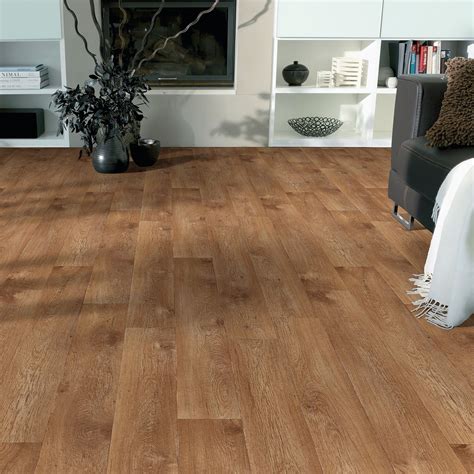 Rhino Style Kent Moyen Wood Effect Vinyl Flooring Walnut Laminate