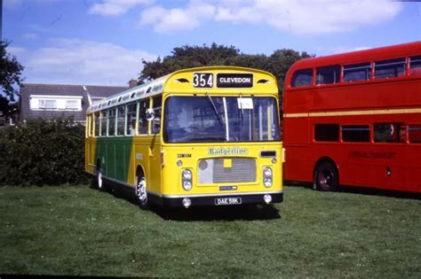 35MM ORIGINAL COLOUR Bus Slide Preserved Badgerline Bristol RE DAE511K