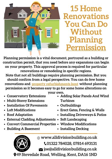 Ppt Home Renovations You Can Do Without Planning Permission