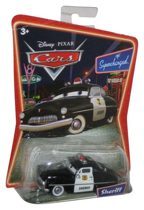 Disney Cars Movie Sheriff Cop Police Supercharged Mattel Die Cast Toy ...