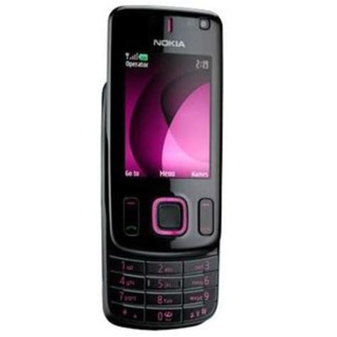 Nokia 6600 Slide Black Magenta дешево купить Нокиа 6600 Slide Черный