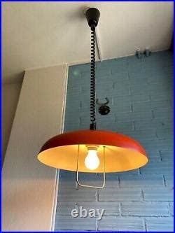 Vintage UFO Mid Century Pendant Space Age Lamp Ceiling Atomic Design