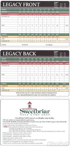 Sweetbriar Golf Course Legacy Course Course Profile Course Database