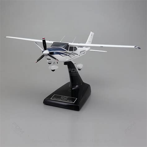 Custom Made Cessna T182T Turbo Skylane Wooden Model Airplane