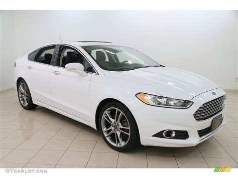 Oxford White Ford Fusion Titanium Awd Photo