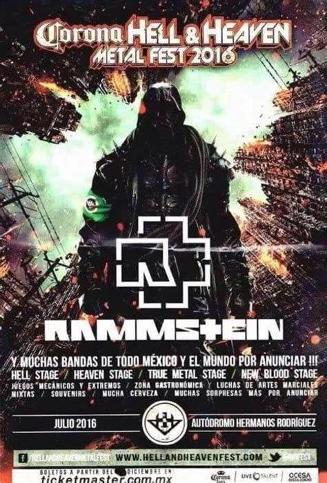 Rammstein vendrá a México para el festival Hell Heaven 2016