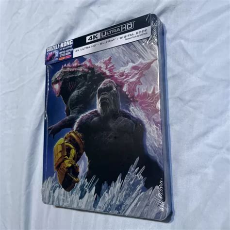 Godzilla X Kong The New Empire Steelbook K Uhd Blu Ray Digital New