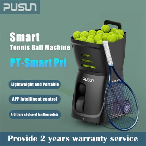 Pusun tennis ball machine PT-Smart Pri APP Control Portable Tennis Ball ...