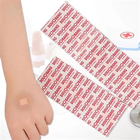 100pcslot Round Band Aid Wound Plaster Sterile Hemostasis Stickers