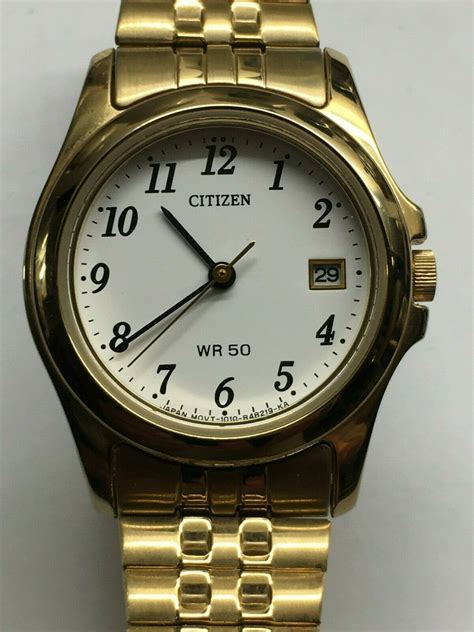 Citizen Eco Drive Wr 50 Gold Atelier Yuwaciaojp