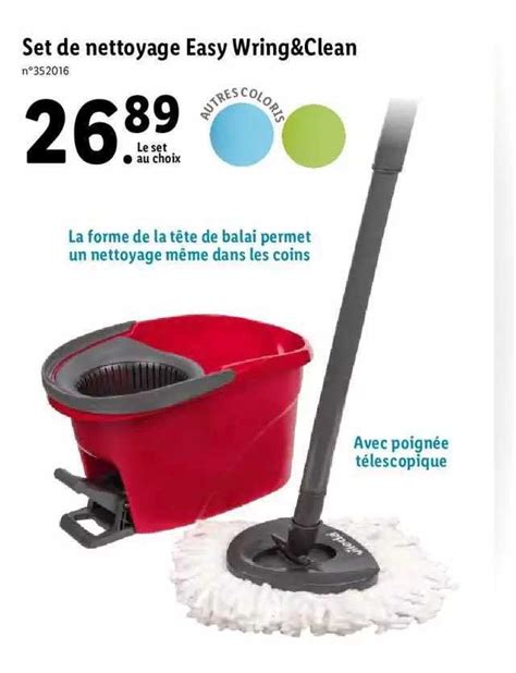 Promo Set De Nettoyage Easy Wring Clean Chez Lidl ICatalogue Fr