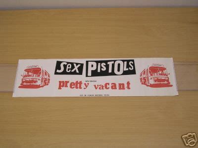 Popsike SEX PISTOLS RARE Pretty Vacant UK Promo Poster 70s Punk