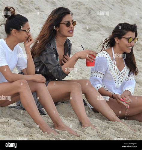 Miami Beach Fl May 14 Priyanka Chopra On Miami Beach On Mothers