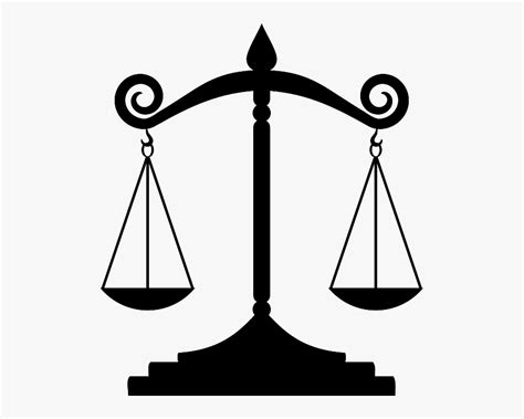 Law Balance Scale - Rule Of Law Drawing , Free Transparent Clipart - ClipartKey