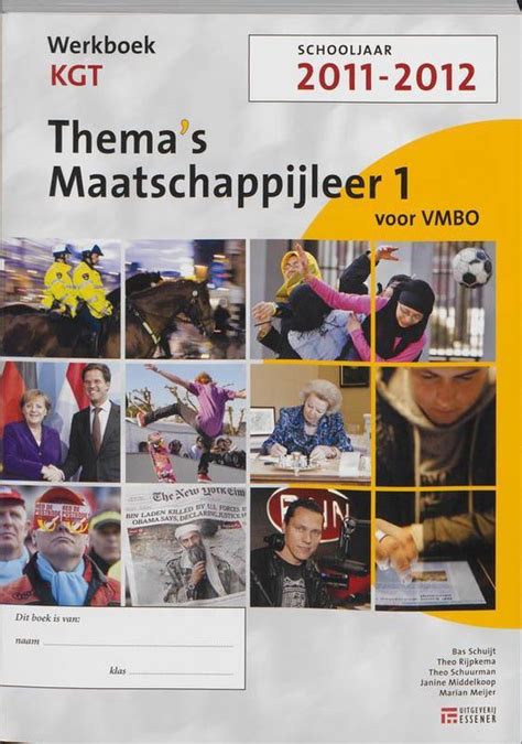 Thema S Maatschappijleer 1 Vmbo 2011 2012 Deel Werkboek Kgt