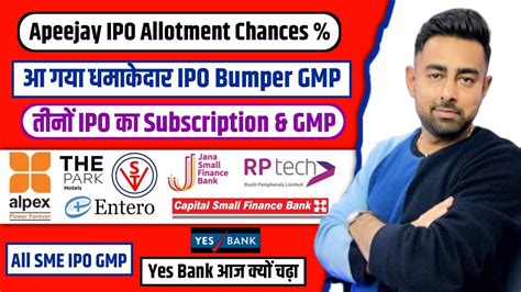 Apeejay IPO Allotment Chances Vibhor IPO Yes Bank Share All IPO