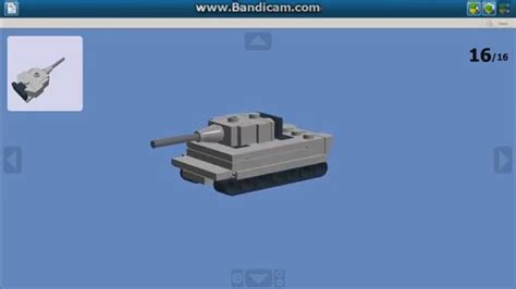 Как сделать мини танк из Lego [Тигр] / How to make a mini tank from ...