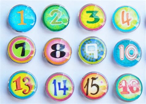 Magnetic Numbers | Calendar | Colorful Magnets | Perpetual Calendar ...