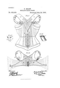 47 Corset Patents Ideas Corset Corset Pattern Sewing Patterns