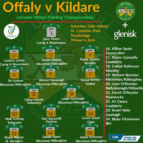 Official Offaly GAA On Twitter Best Of Luck To The Offaly Minor