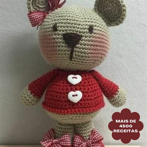 Mais De Receitas De Amigurumis Aprenda Fazer Amigurumis Passo A