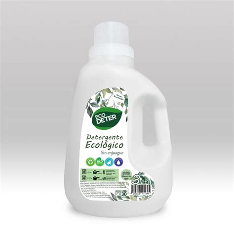 Detergente Ecológico sin enjuague 3L Eco Deter Detergentes Nobel