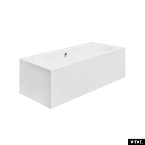 Baignoire Rectangulaire X Cm Avec Tablier Blanc Et Repose T Te