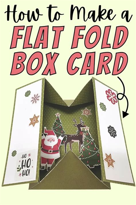 6 Handmade Christmas Card Ideas Pop Up Z Fold Block Card Folded