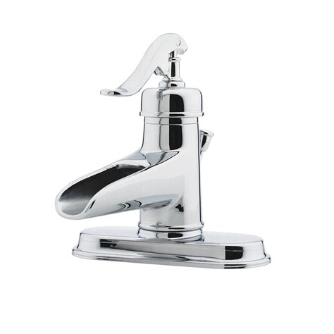 Shop Pfister Ashfield Polished Chrome 1 Handle Single Hole4 In Centerset Bathroom Sink Faucet