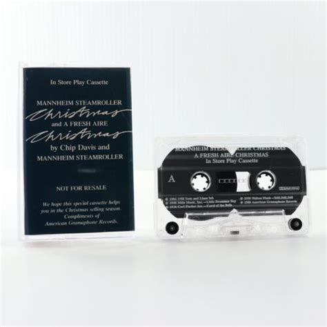 Mannheim Steamroller Christmas A Fresh Aire Promo Store Cassette