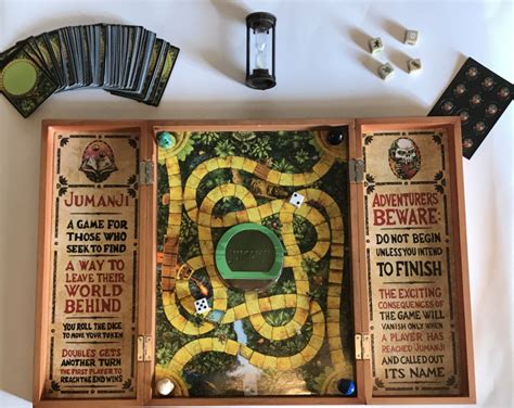 Jumanji Classic Adventure Board Game Real Wooden Box Edition Reviews In