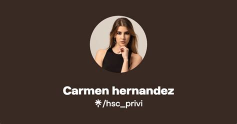 Carmen Hernandez Instagram Facebook Tiktok Linktree